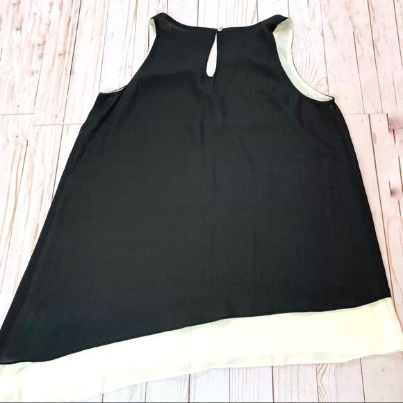 Max Studio Black Asymmetrical Side TankTop XS - Picture 4 of 11